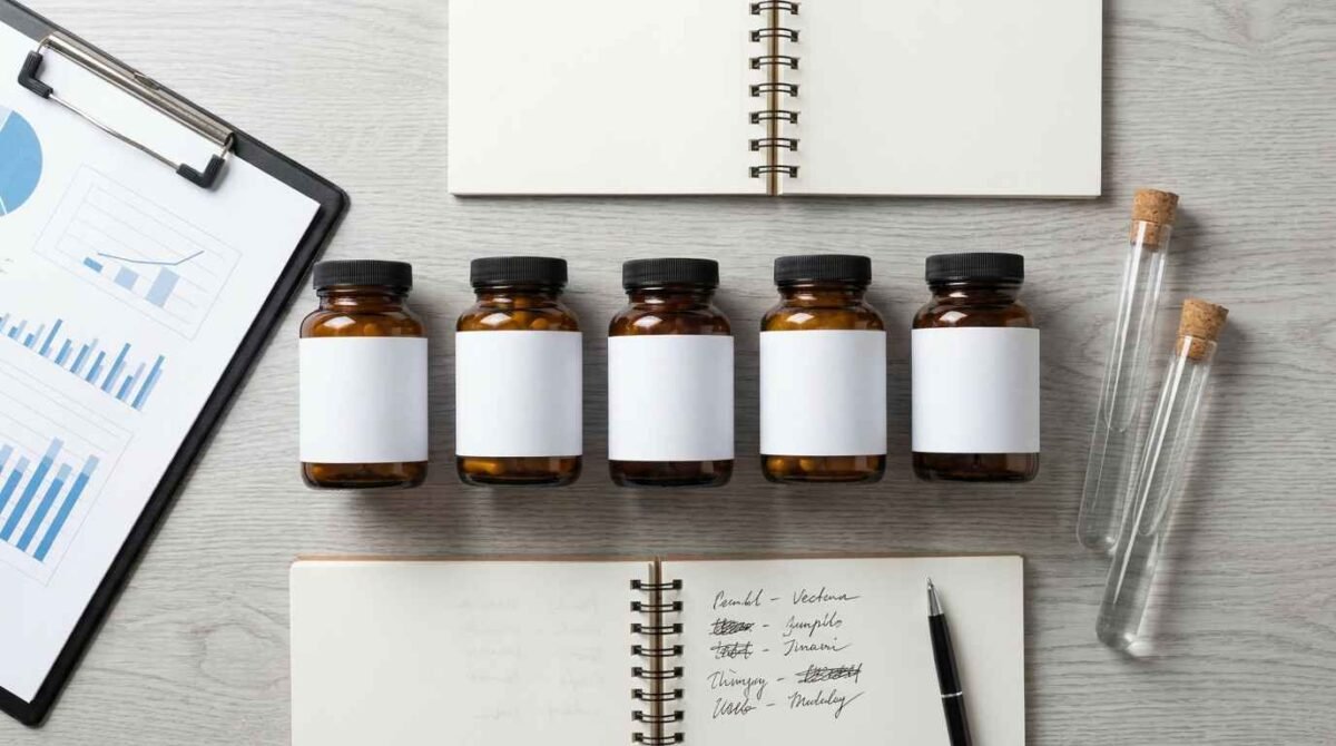 Five organic vitamin D supplement brands arranged for third-party lab testing

